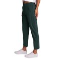 thumbnail image 3 of RBX Active Women's Ribbed Side Woven Ankle Pant With Pockets, 3 of 5