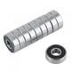thumbnail image 1 of Rodamiento rígido de bolas NikouMX 10 piezas 608-2RS Accesorios para herramientas de Rodamientos de bolas, 1 of 8