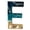 E, variant on Falleo Clearance Beach Dream: Beach Resin Letters Large Wooden Letter Decoration Island And Unique Character To Your Home