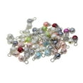thumbnail image 4 of 50 Piezas Perla Filigrana Flor Tapa Colgante BLESIY para Fabricación Abalorios Multicolor, 4 of 8