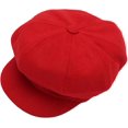 thumbnail image 6 of CoCopeaunts Newsboy Hats for Women Solid Plain Octagonal Newsboy Cap Men Ladies Casual Hat Winter Beret Women Painter Cap, 6 of 7
