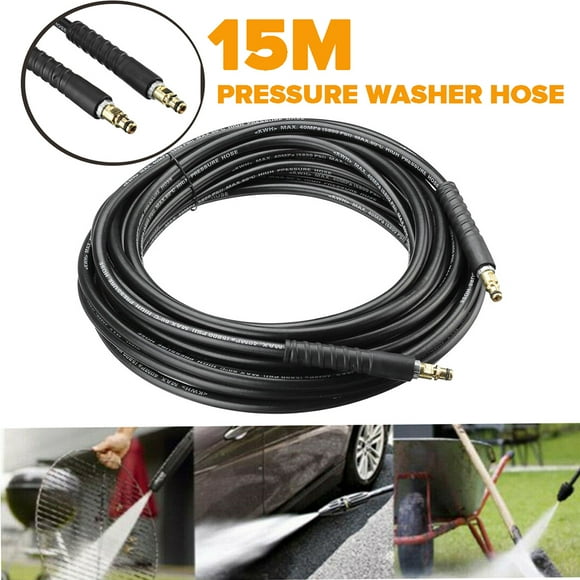 15M High Pressure Washer Hose Compatible with Kar-cher K Series K2 K3 K4 K5 K7