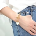 thumbnail image 2 of Pulsera de acero inoxidable para mujer, pulsera de moda, pulseras, 2 of 4