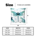 thumbnail image 5 of Dragonfly Luxurious Velvet Bed Pillow Inserts with Unique Patterns - Set of 2, 16x16, 18x18, 20x20 Inches - Ideal for Throw Pillow Covers and Home Decor, 5 of 6