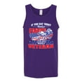 thumbnail image 2 of Thank a Farmer Thank a Veteran Eat In Peace Male Graphic Tank Top, Purple, 3XL, 2 of 3