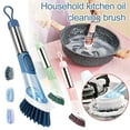 thumbnail image 3 of WNFJR 3-IN-1 Dish Brush with Soap Dispenser, Upgraded Handheld Liquid Dispenser Brush, Replacement Sponge and Bristles for Kitchen Cleaning, Easy-to-Use Automatic Soap Dispensing Dish Brush, 3 of 3