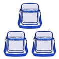 thumbnail image 2 of Minnieouse Bolso de hombro transparente de PVC, bolso de almacenamiento cruzado impermeable, organizador de estuche informal, bolsas portátiles Type1 NO1, 2 of 6