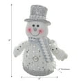 thumbnail image 2 of Christmas Icy Glam Snowman Sitter 9", 2 of 3