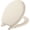 Biscuit/Linen, variant on Mayfair 46EC 034 Molded Wood Toilet Seat with Lift-Off Hinges, Round, Sky Blue — Standard Mounting Hardware, Drop-In Replacement