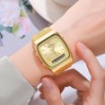 thumbnail image 5 of SKMEI Watch for Men Retro Analog Digital Watches Square Dual Display Men's Watches Luxury Stylish Casual Wristwatches, 5 of 7