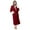 Red, variant on Ploknplq Robes for Women,bathrobe for Women,terry Cloth Robes for Women,womens Robes Long,hooded Bathrobe Soft Plush Long Sleepwear Hooded Bathrobe,mens Robes Clearance Sale Gray L Red S