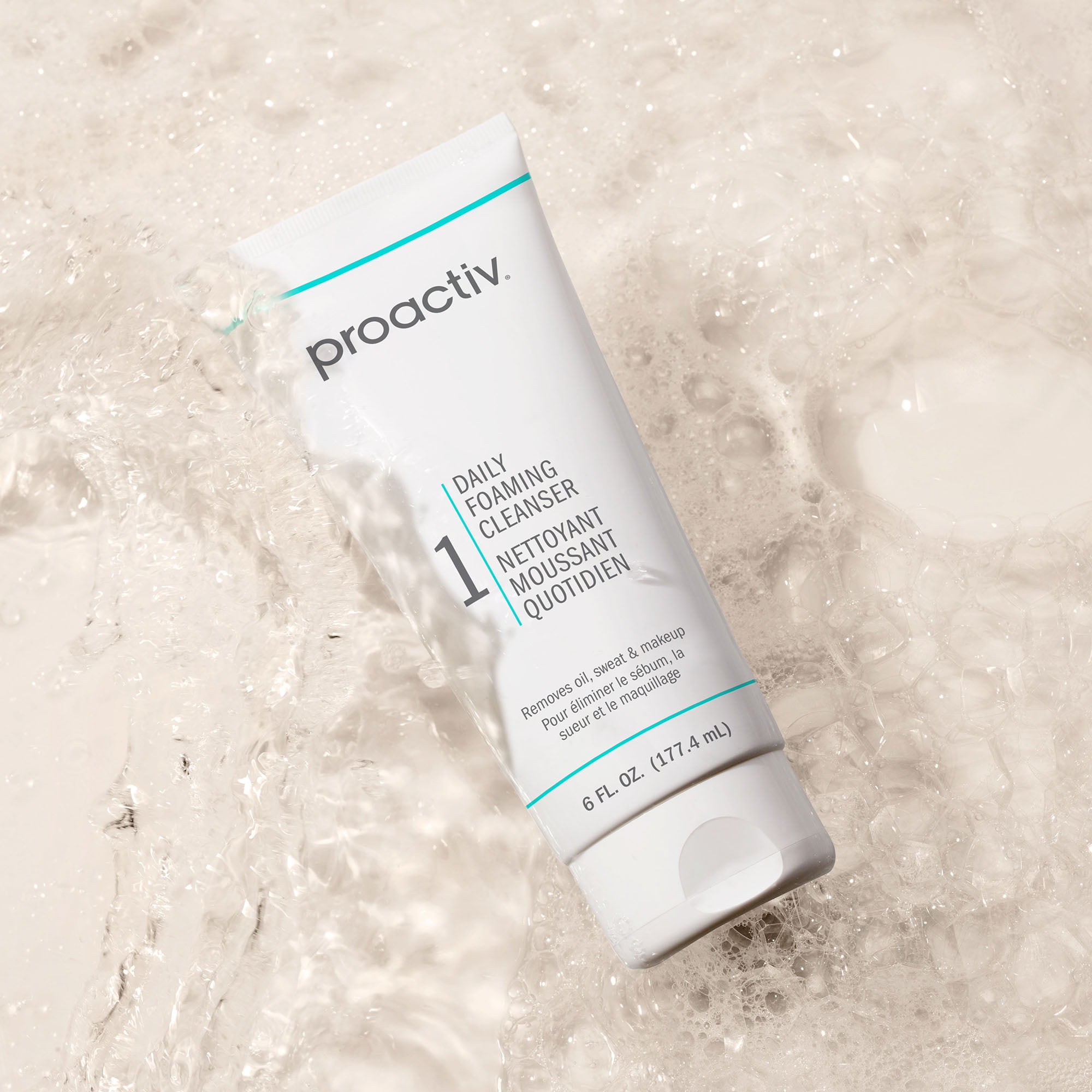 Proactiv Daily Foaming Cleanser for Acne-Prone Skin, Oil & Makeup Remover, Brightening Face Wash, Paraben-Free, Targets Post-Acne Dark Marks, 6 Fl Oz