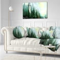 thumbnail image 3 of Designart Landscape with River and Trees - Modern Painting Throw Pillow - 12x20, 3 of 5