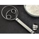 thumbnail image 2 of Juego de batidores de masa, ONME, paquete de 2 varillas mezcladoras de masa de pan de acero inoxidable con un raspador para pan para hornear en casa para batir, 2 of 5