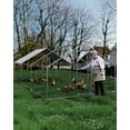 thumbnail image 2 of Yeshouse Large Metal Chicken Coop, Chicken Run for 10/20 Chickens, Outdoor Walk in Poultry Cage with Waterproof and Anti-UV Cover, 2 of 7