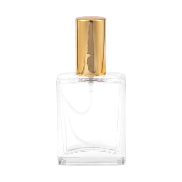 Botella de Perfume Elegante y Única para Baño Tour 1 Pc Tono Dorado oz 1.69