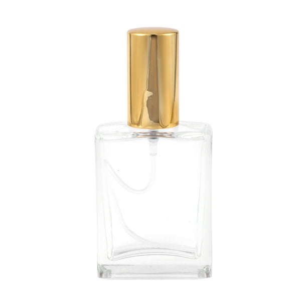 Botella de Perfume Elegante y Única para Baño Tour 1 Pc Tono Dorado oz 1.69