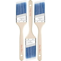 Bates- Paint Brushes, 2-Inch, 3 Pack, Angle Brushes, Treated Wood Handle