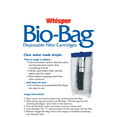 Tetra Whisper BioBag Disposable Large Size Filter Cartridges for