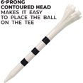 thumbnail image 2 of czcpp-Zarma FLYtee My Hite Lot Combo 2-3/4 Pouces - Blanc avec Rayures Noires, 2 of 4