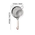 thumbnail image 3 of Vacemry Under $5 Stainless Steel Flour Sifter, Handheld Kitchen Sieve for Baking, Fine Mesh Filter for Powder, Cooking Baking Essential Tool, Easy Grip Handle, Professional Grade, 3 of 7