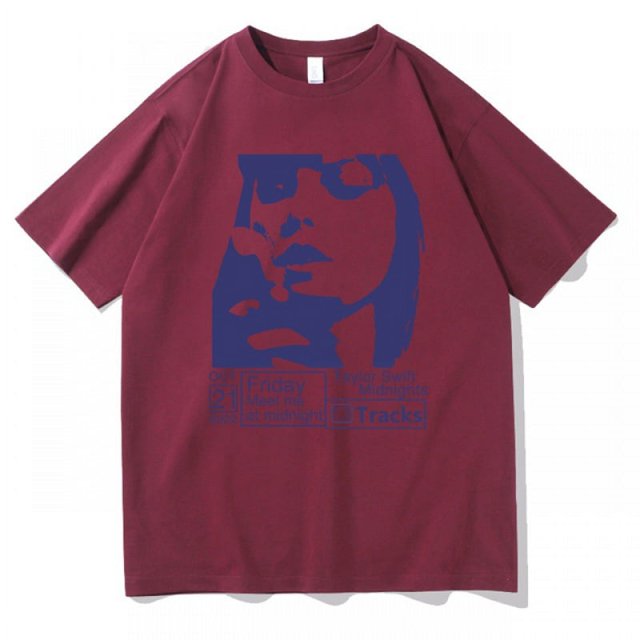 New Cotton American Singer Music Fans T-shirt- SinKeeU