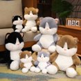 thumbnail image 1 of Juguetes de peluche de gato bonito para niños, almohada Huggable de simulación esponjosa divertida, decoración de habitación de dibujos animados, 25 cm, 35 cm, 45cm12, 1 of 3