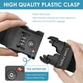 thumbnail image 4 of Correa de equipaje Travel Inspira con candado de combinación TSA negra, 4 of 8