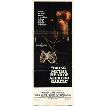 Bring Me the Head of Alfredo Garcia POSTER (14x36) (1974) (Insert Style