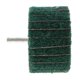 thumbnail image 4 of 6mm Vástago 25mm-50mm Interleaf Rueda De Lijar Fibra Cabezal De Esmerilado Cabezal De Limpieza Pulido Muela De Pulido Para Metal 80 × 50 × 6 mm con grano verde Soledad Rueda de pulido de fibra de nylon, 4 of 8