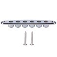 thumbnail image 1 of Guitar Mounting Ferrules, Strong Durable Portable Guitar String Through Plate, For Players Guitar Lovers Silver, 1 of 8