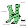 thumbnail image 4 of Rateoe alien cartoons for Women Casual Calf Socks - Cute Crew Socks - Thin Soft Above Ankle Socks Size 5-11, 4 of 6