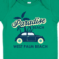 thumbnail image 4 of Inktastic Paradise Beach in West Palm Beach with Palm Trees and Car Boys or Girls Baby Bodysuit, 4 of 5