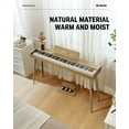 thumbnail image 5 of Donner DDP-60 88-Key Digital Piano: Full-Size, Touch-Sensitive, 8 Reverbs, Recording, 128 Voices, 3-Pedal System for Beginners, 5 of 7