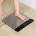 thumbnail image 3 of Escali S200 Extra Large Stainless Steel Bathroom Body Scale, LCD Digital Display, 440lb Capacity, Stainless Steel, 3 of 7