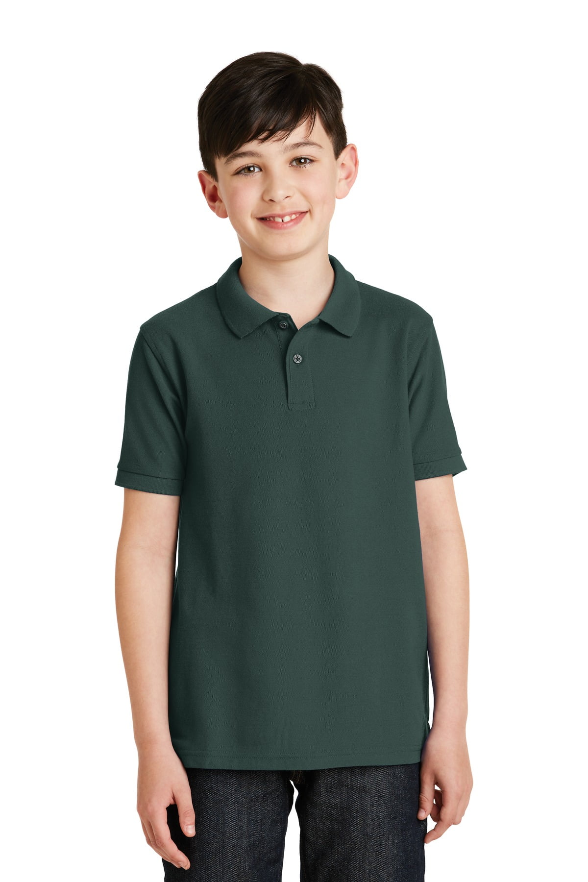 Port Authority Big boys Youth Silk Touch Performance Polo 