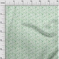 thumbnail image 3 of oneOone Cotton Poplin Green Fabric Heart Craft Projects Decor Fabric Printed By The Yard 42 Inch Wide, 3 of 4