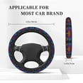 thumbnail image 5 of Goofa Indian Mandalas Dragonfly Pattern Elastic Stretch Steering Wheel Cover,Universal 15 inch, Microfiber Breathable Ice Silk, Anti-Slip, Odorless, Easy Carry, 5 of 8