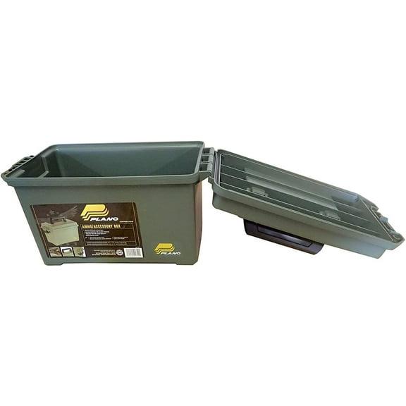 Plano Field Ammo Box, OD Green, Medium Plastic Ammo Storage