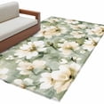 thumbnail image 2 of Rectangle Area Rug 4x6ft,Spring Watercolor Flower Sage Green Washable Carpet Non-Slip Runner Accent Rugs Indoor Floor Mat for Bedroom Living Room Decor,Watercolor Oil Painting Style, 2 of 9