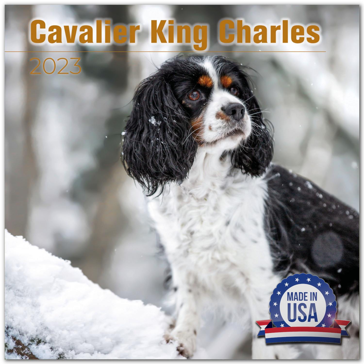 2022 2023 Cavalier King Charles Calendar - Dog Breed Monthly Wall Calendar - 12 x 24 Open - Thick No-Bleed Paper - Giftable - Academic Teacher's Planner Calendar Organizing & Planning - Made in USA