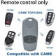 thumbnail image 3 of Control remoto universal de puerta - Control remoto Came top432ee, control remoto universal de puerta apto para Venu Top 432NA/432/432EE/432A/432M/432S T432/CAME 432 con batería de botón, 3 of 5