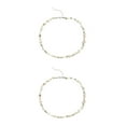 thumbnail image 2 of Maytalsory Natural Stone Quartz Choker Stylish And Elegant Accessory For Women Girls white 2Set, 2 of 6