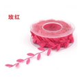 thumbnail image 3 of Ultrasonic Embossed Leaf ribbon Leaf Lace Decorative Strip Gift Box Packing Tape Olive Green Leaves Trim Ribbon, 3 of 5