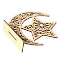 thumbnail image 3 of Soporte de artesanía Irfora Stand de madera Signo Islam Eid Mubarak Ramadán Moon & Star DIY Art Craft Table Ornament Home Desktop Decoration Irfora Soporte de artesanía, 3 of 7