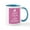White/Blue Inside, variant on CafePress - Keep Calm And Hop Along For Easter Mug - 11 oz Ceramic Mug - Novelty Coffee Tea Cup