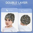 thumbnail image 6 of Sikiie Rose Flowers Toddler Beanie Kids Beanie Hat Warm Winter Hats for Boys Girls Knit Cap, 6 of 7