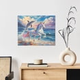 thumbnail image 6 of Naloa Dolphin Rainbow Horse Print Canvas Bathroom Wall Art,Bathroom Wall Art Decoration, Canvas Poster Prints,Decorative Paintings for Living Room, Bathroom, Kids Room, 6 of 6