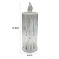 thumbnail image 1 of Lámpara Luz de vela de diamante LED de noche de cristal acrílico Decoración de dormitorio para el hogar (A) Likrtyny Para estrenar, 1 of 9