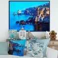 thumbnail image 2 of Designart 'The Ocean By Cliffs In The Evening Glow' Nautical & Coastal Framed Canvas Wall Art Print, 2 of 4